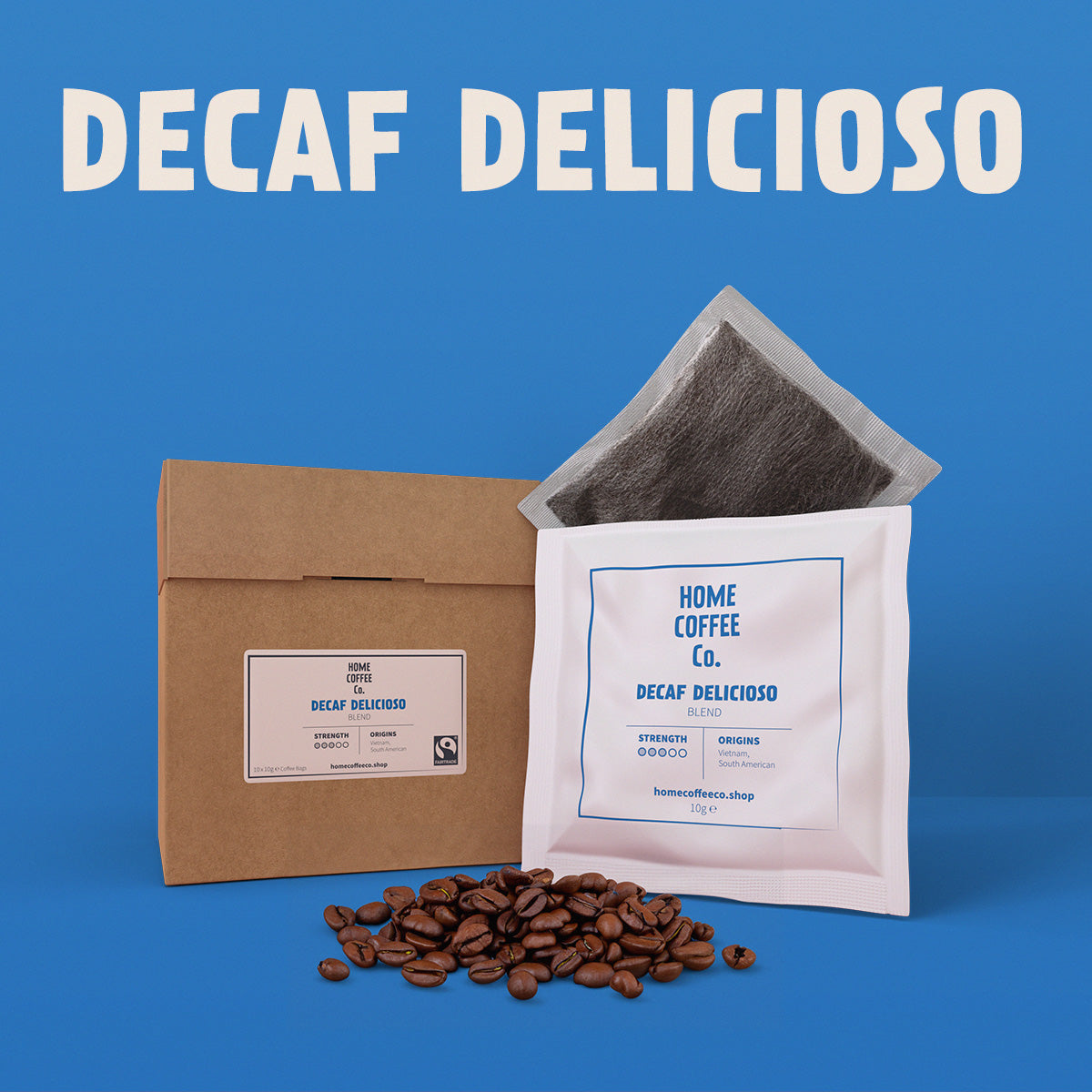 Decaf Delicioso 10g Coffee Brew Bags