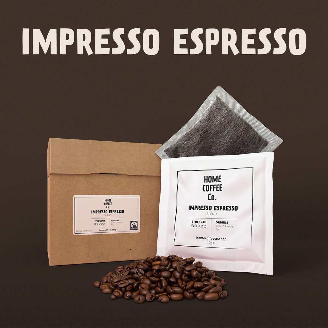 Impresso Espresso 10g Coffee Brew Bags