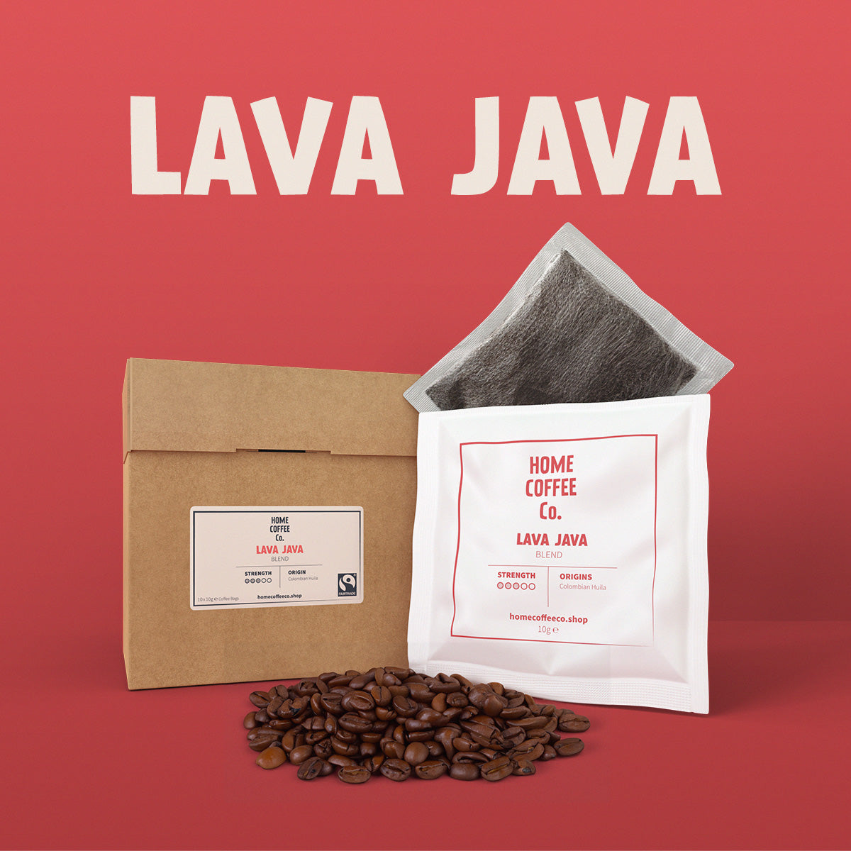 Lava Java 10g Coffee Brew Bags